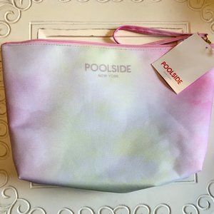 Poolside Water Resistant Tie-Dye Pouch Wristlet